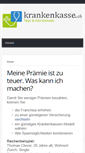 Mobile Screenshot of krankenkasse.ch